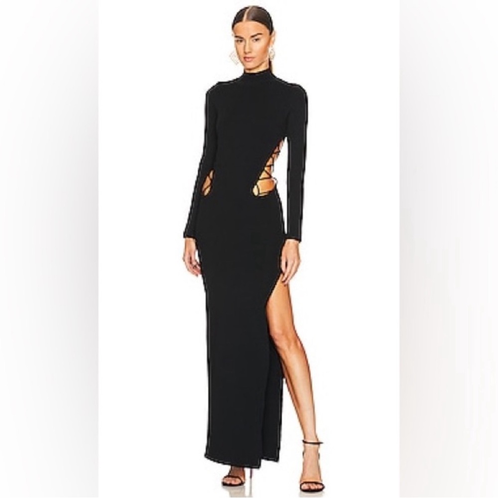DUNDAS Cut Out Maxi Dress